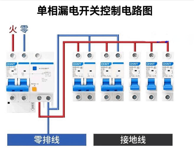 三相四線制電路中可以使用單相漏電保護器嗎？